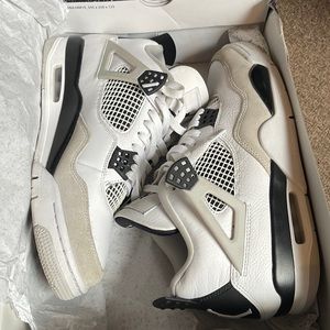 Air Jordan 4 retro white/black neutral grey